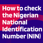 how to check nin number on all network in nigeria